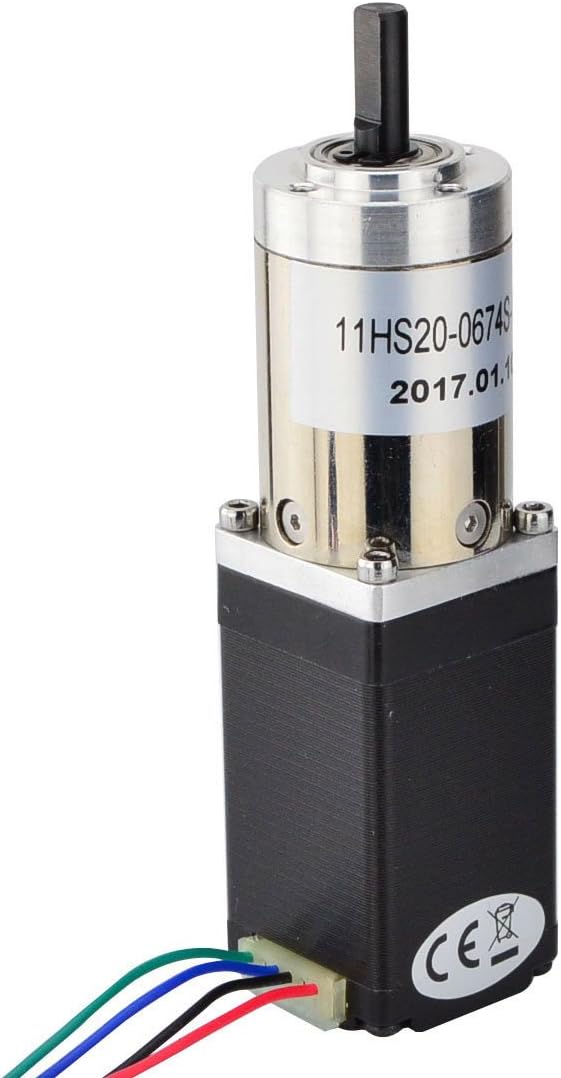 STEPPERONLINE 100:1 Planetary Gearbox Nema 11 Stepper Motor Low Speed High Torque DIY Camera