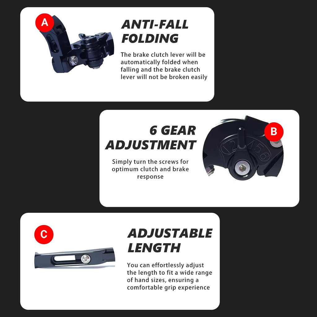 Brake Clutch Levers Replacement for Honda CBR600RR CBR1000RR 08-26