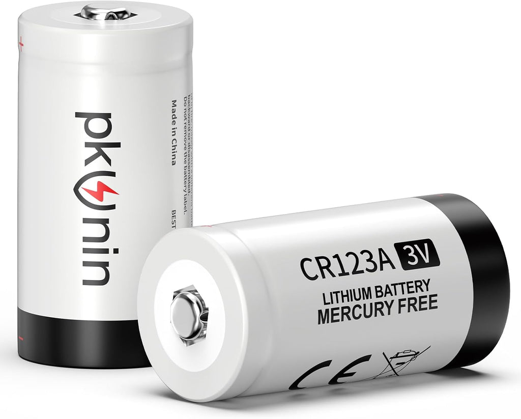 CR123A 3V Lithium Battery 2 Pack 123a Lithium Batteries for Camera | CR17345 123A DL123A CR123 Batteries 1500mAh for