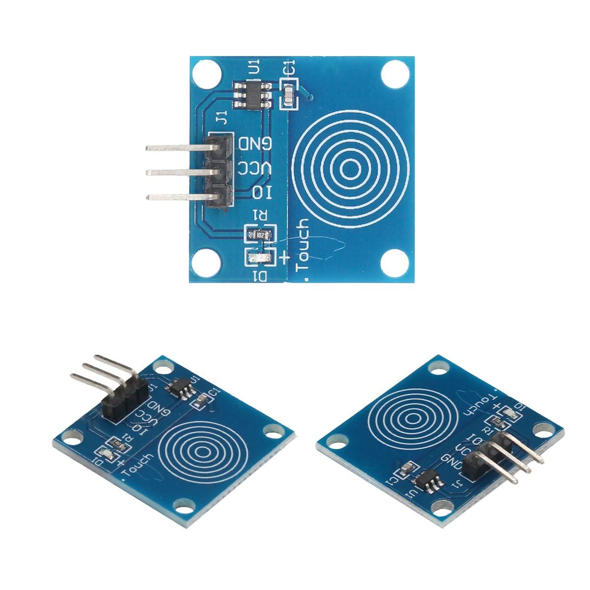 20pcs TTP223B Capacitive Touch Sensor Module One-Channel Touch Switch DC2.0-5.5V 3-Pin Sensor