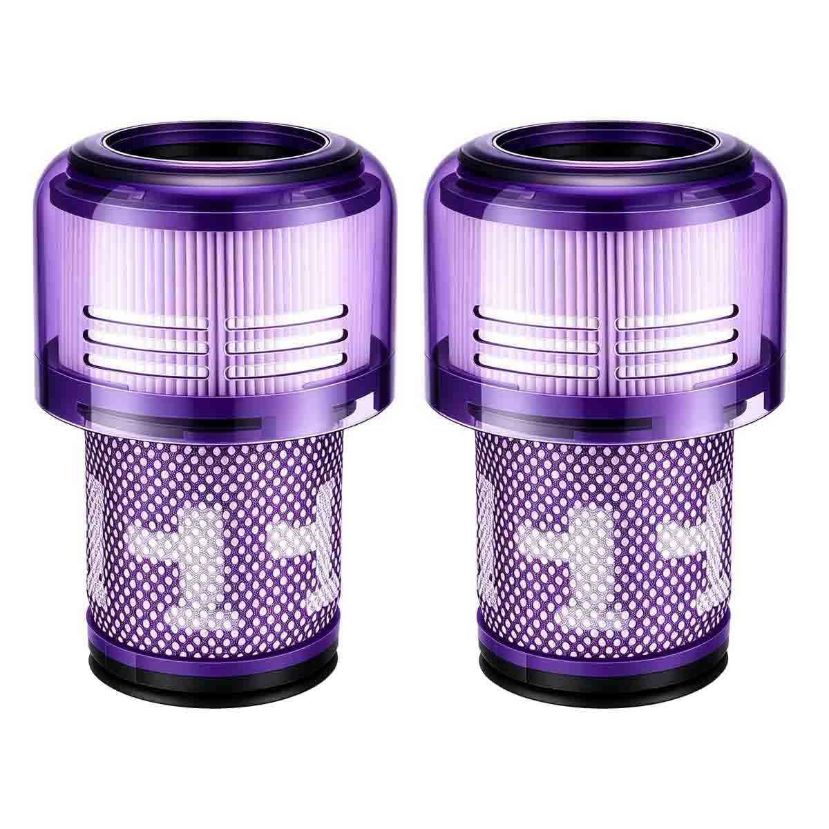 2 Pack Replacement Filters Compatible with Dyson V12 Detect Slim Vacuum