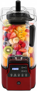2200W Commercial Blender with Soundproof Cover,9 Speeds and 5 Modes