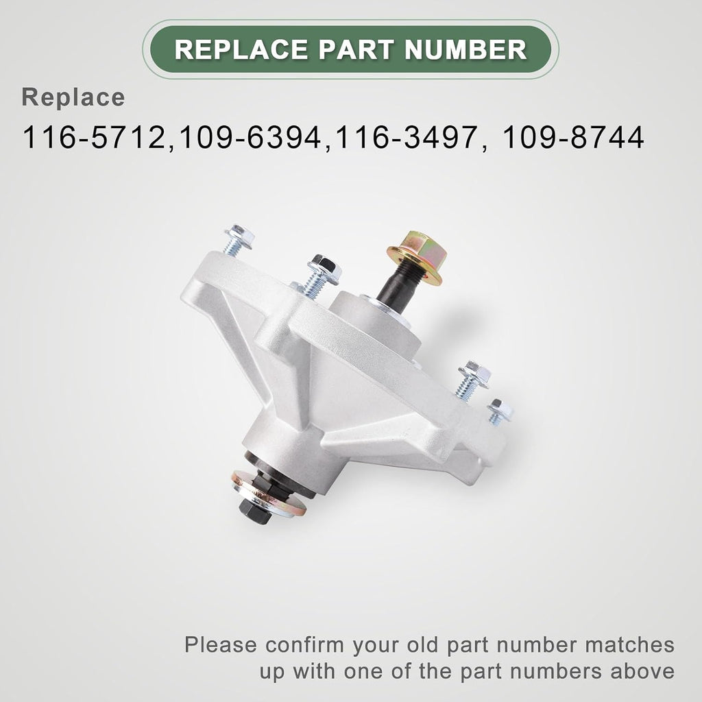 116-5712 109-8744 109-6394 116-3497 Replace Spindle Assembly Fit for Exmark Toro Quest with 42" 48" 52" Lawn Mower Decks