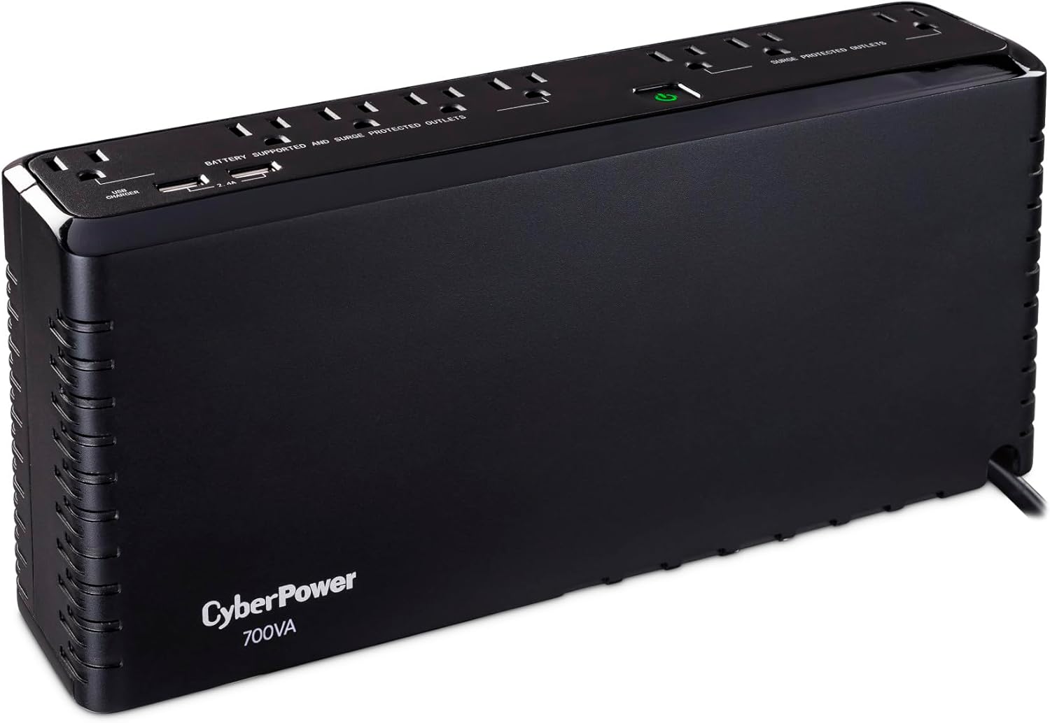 SL700U Standby UPS Battery Backup and Surge Protector | Surge Protector, 700VA/370W, 8 Outlets, Slim Profile, UL
