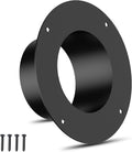 6 Inch Duct Connector Flange, Metal Dryer Vent Connector Fittings | Dust Collection Flange For Heating Cooling