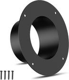 6 Inch Duct Connector Flange, Metal Dryer Vent Connector Fittings | Dust Collection Flange For Heating Cooling