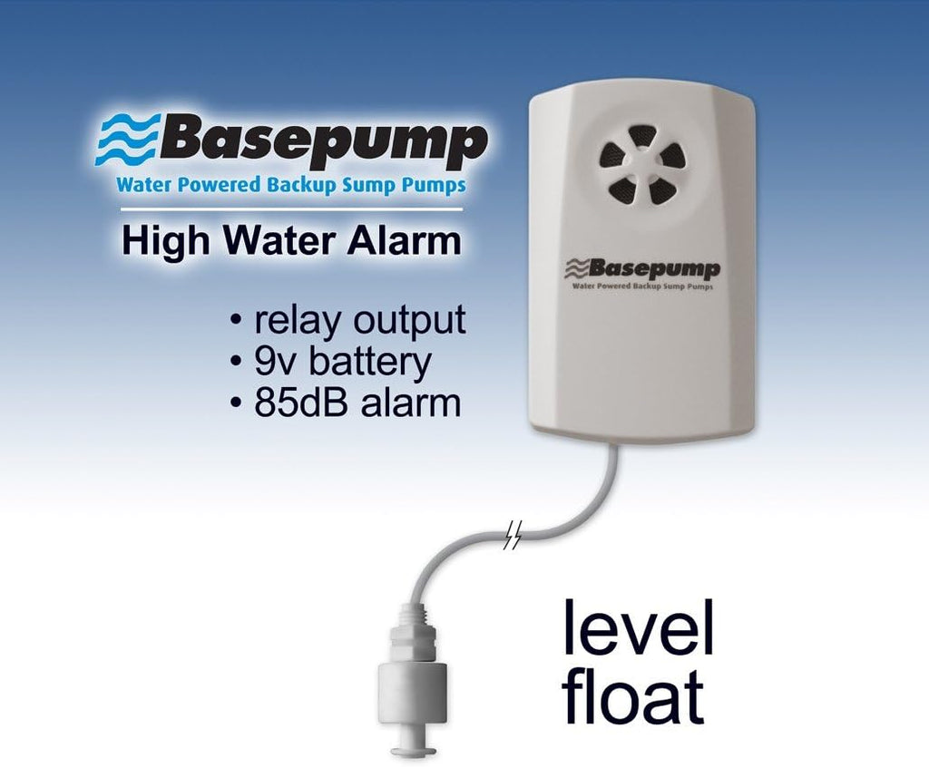 RB750-EZ Premium Water Powered Backup Sump Pump System | Automatic Sump Pump Backup System with High Water Alarm for