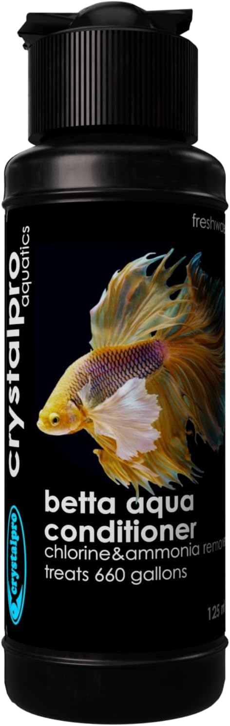 Betta Water Conditioner (Treats 660 Gallons) - Instantly Neutralizes Chlorine & Ammonia, Tap Water Treatment (4.2 Fl