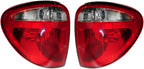 TRQ 2 Piece Driver & Passenger Side Tail Light Assembly Set