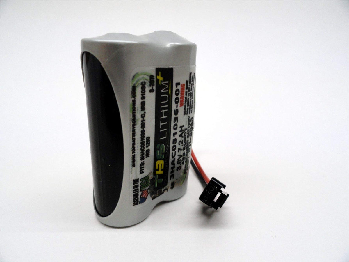 3PC Replacement Battery for ABB 3.6V 7.2AH 3HAC051036-001 REV02