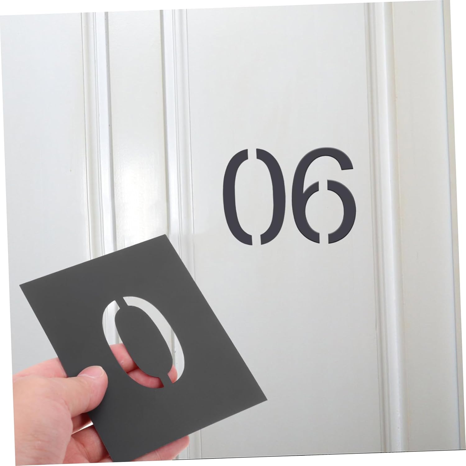 0-9 Number Stencils Set for Painting Reusable Door and Mailbox Number Templates for Address and Curb Painting