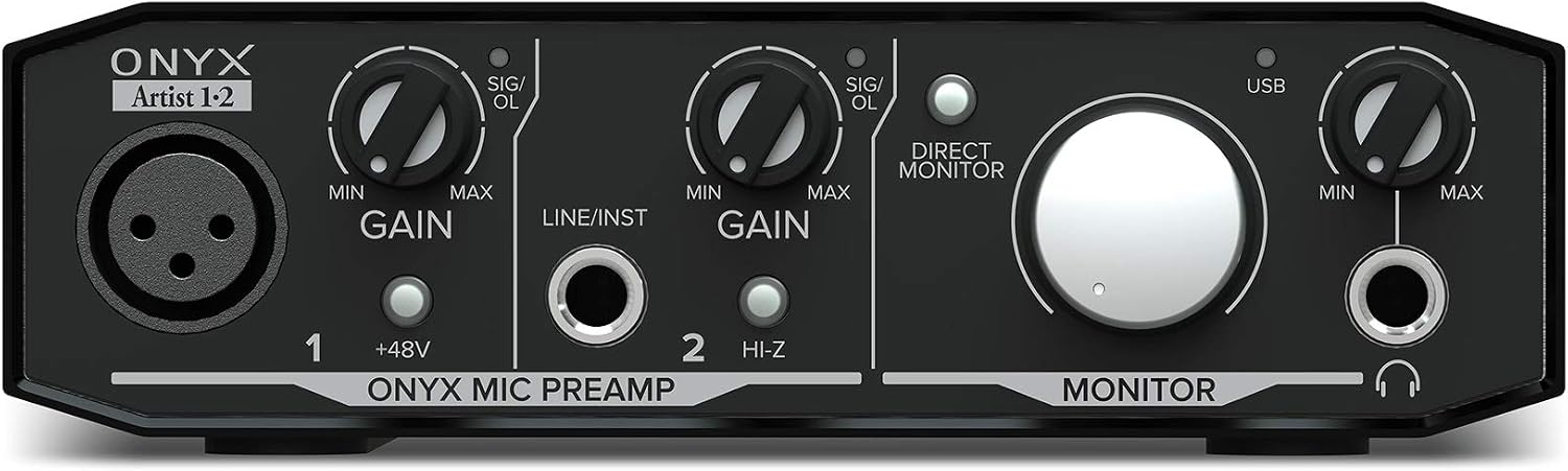 Audio Interface, Onyx Artist 1X2 USB Audio Interface (Onyx Artist 1-2)