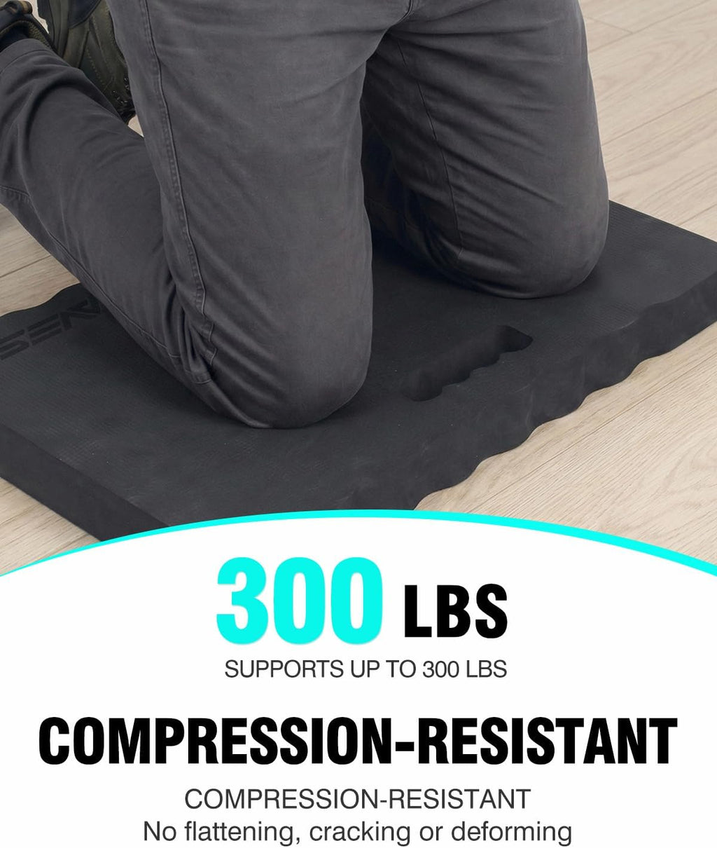1.5" Extra Thick Kneeling Pad, Foam Knee Pad Cushion, 17.5"x11"