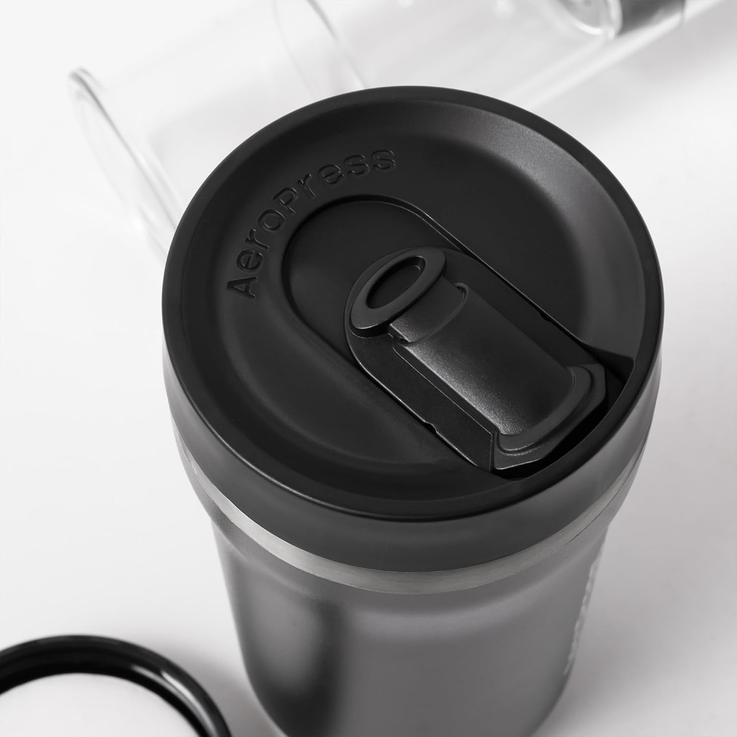 Go Plus, Small Portable Coffee Maker Kit, Travel, Camping & Office, All-in-One French Press, Pour-Over & Espresso