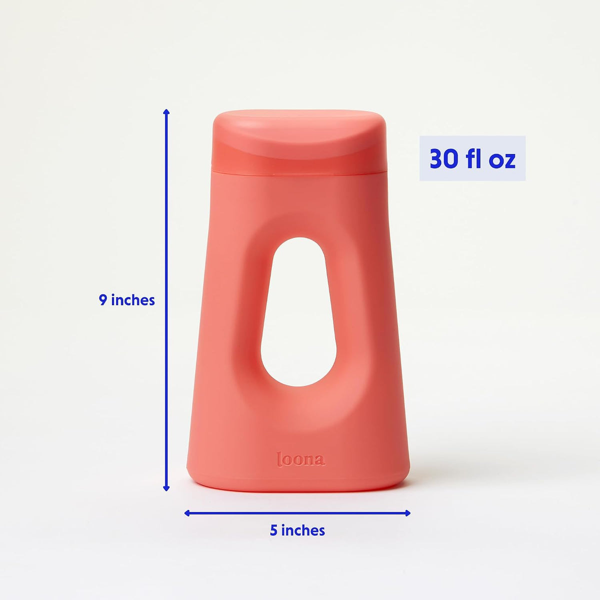 Loona Premium Female Urinal - Quiet, No Splash Design for Women - Ideal for Bedside, Travel, and Outdoor Use - Coral