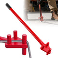 Manual Rebar Bender Tool | for 5/8" Bar Reverse Head, Labor Saving Design, Solid Steel Lever, Rebar Bending Tool