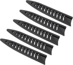 PP Safety Knife Cover Sleeves for 5" Utility Knife 5 Pack Black