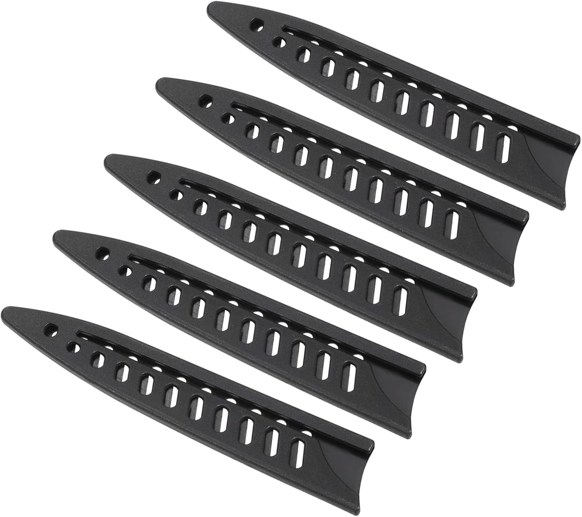PP Safety Knife Cover Sleeves for 5" Utility Knife 5 Pack Black