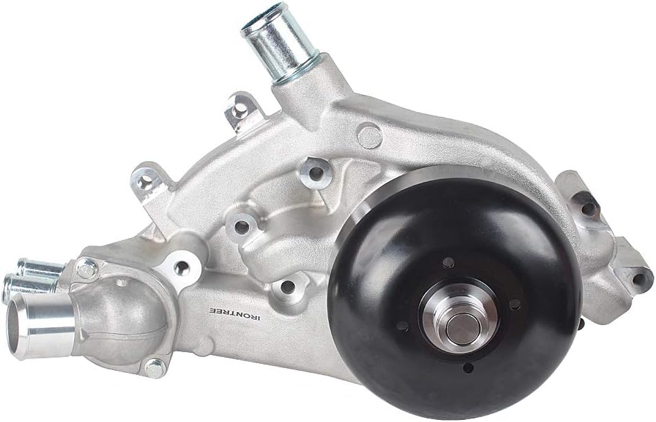 IRONTREE AW6009 Water Pump Kit with Metal Gasket & Thermostat for 07-20 Chevy Silverado 1500 Tahoe Avalanche Suburban, 07-17 GMC Sierra 1500 Yukon XL Savana, Cadillac Escalade, Hummer, 4.8L 5.3L 6.0L