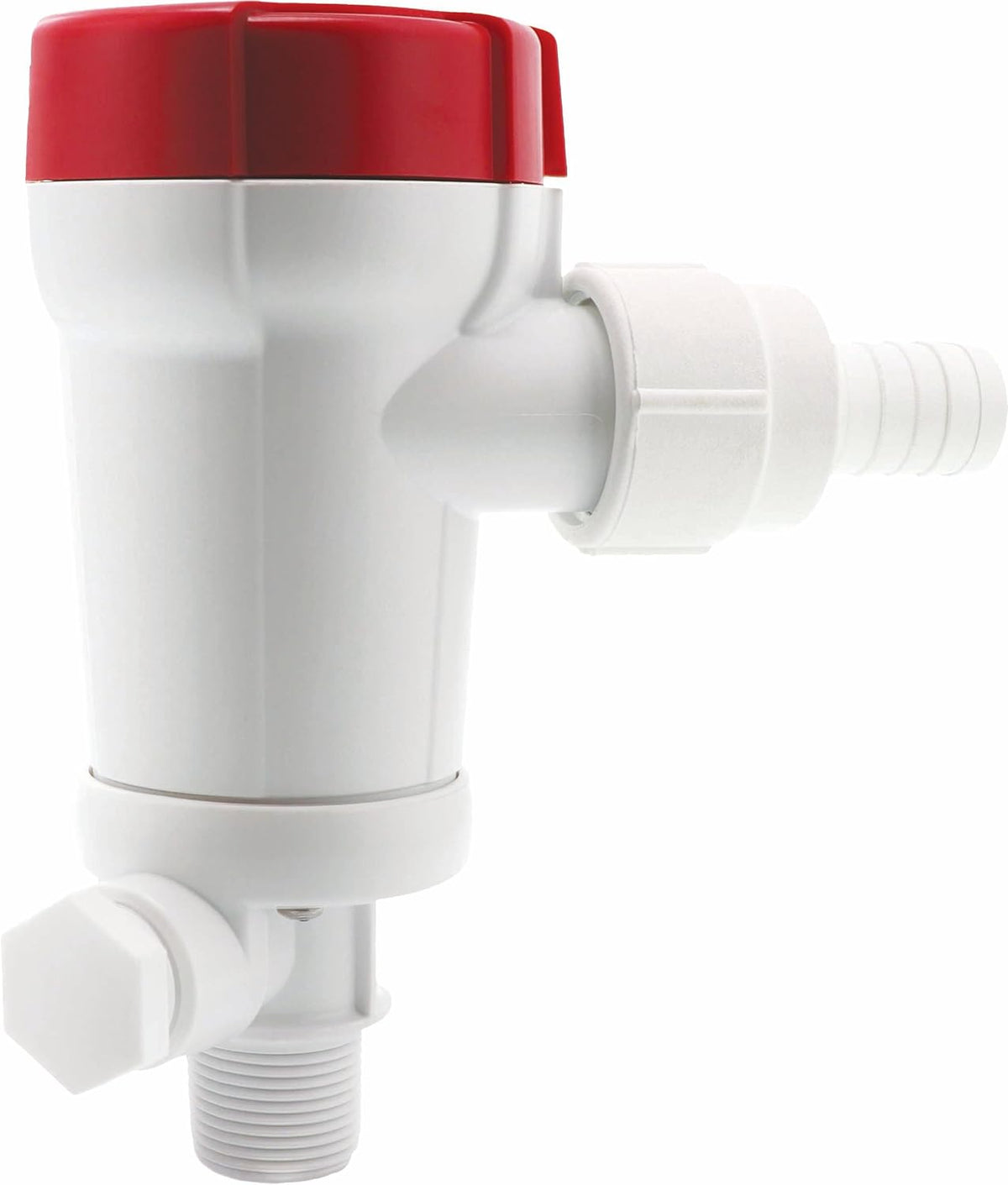 Rule 601FC Livewell Pump for Boat Series 500 GPH/Straight Seacock Flow