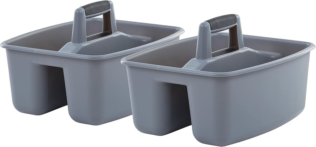Rough and Rugged All-Purpose Cleaning Caddy, Grey/Black 2 Count (CD0170)