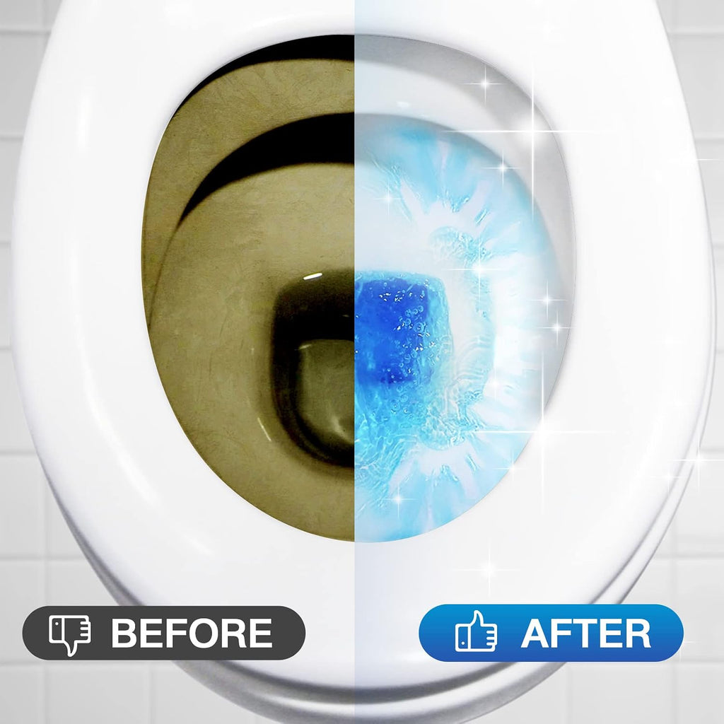 Toilet Bowl Cleaner Tablet, Commercial Bathroom Cleaners, 30 Pack