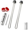 Upgraded 100108283 4500W 240V Water Heater Element 2 Pack, Socket Wrench & 2 PTFE Tape, for AO Smith ECT ECS ECL ECJN E6, Replaces 100108284 9000092015 9000092045