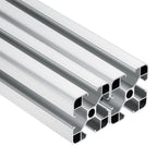 uxcell 2Pcs 300mm 4040 Aluminum Extrusion Profile, Anodized Linear Rail