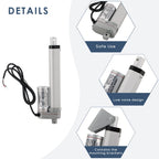 MYFULLY 12V Linear Actuator 6"/150mm Stroke with Mounting Bracket