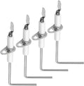 Flame Sensor Fit for Rheem Furnace - Flame Sensor Igniter Sensing Rod Fit for Rheem & Ruud Gas Furnace Heater, Replaces 62-23543-01, 4 Pack