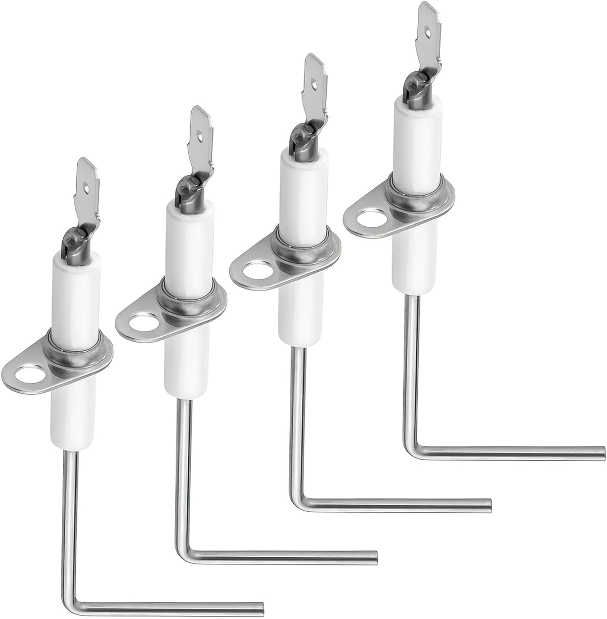 Flame Sensor Fit for Rheem Furnace - Flame Sensor Igniter Sensing Rod Fit for Rheem & Ruud Gas Furnace Heater, Replaces 62-23543-01, 4 Pack