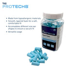 Protechs Quiet Time Foam Ear Plugs, NRR 32, 50 Pair, Blue
