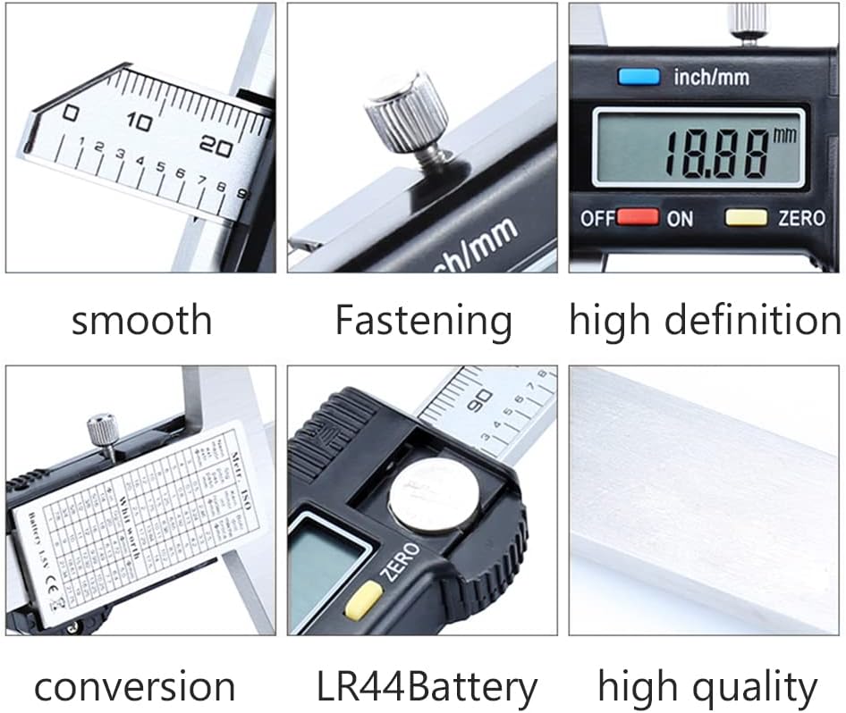 Digital Depth Caliper Electronic Ruler (200mm(Normal))