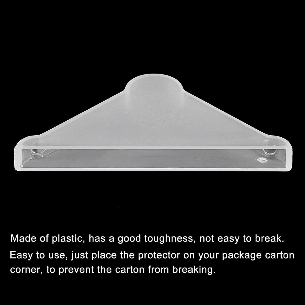 50pcs 37x4mm PP Triangle Corner Protector for Metal Sheets