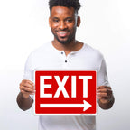 Exit Sign, with Right Arrow