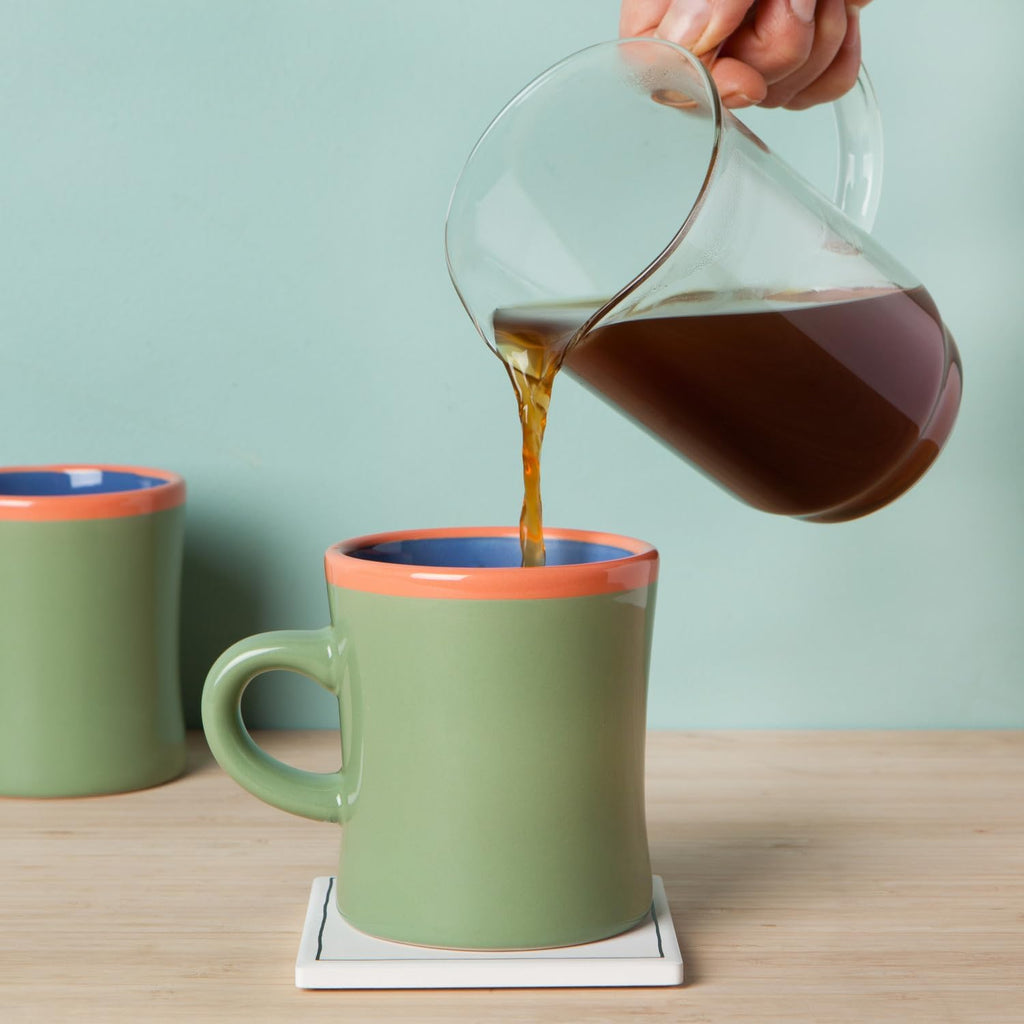 Color Pop Green Diner Mug (JMG1522D)