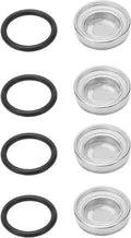 Brake Sight Glass, 4pcs 18mm Master Cylinder Sight Glass Lens