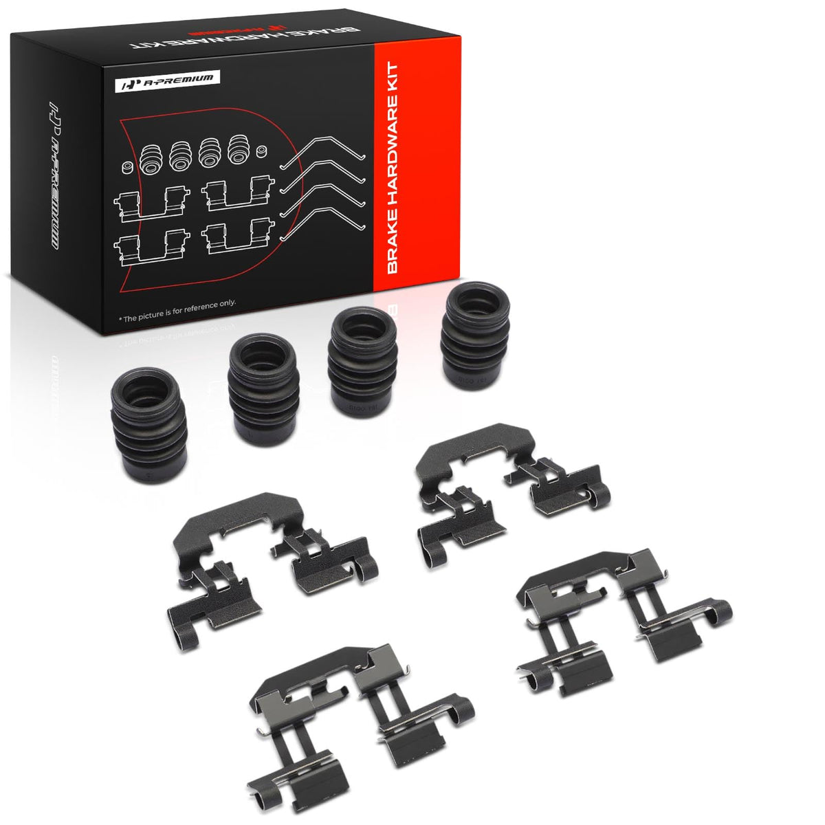 A-Premium Rear Disc Brake Hardware Kit Compatible with Mazda Models