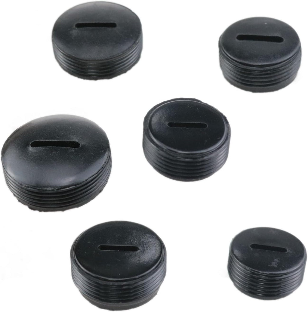 24 Piece Carbon Brush Holder Caps, 6 Sizes for Power Tools
