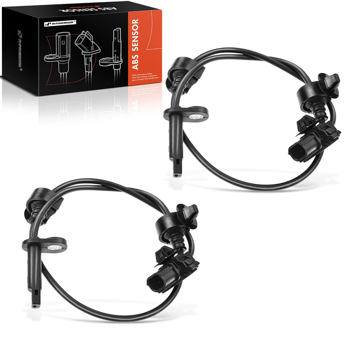 A-Premium Set of 2 ABS Wheel Speed Sensor Compatible with Acura