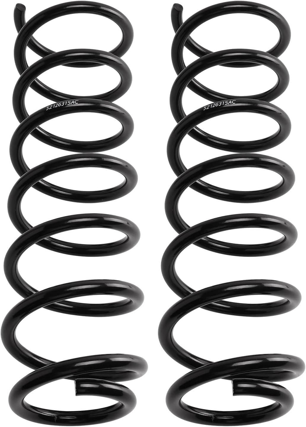 Front Left & Right Suspension Coil Spring Set Compatible with Wrangler