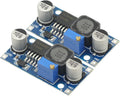 2Pcs 4A XL6009 Boost Converter Step Up Adjustable 15W DC 3-32V to 5-35V DC-DC Power Supply Module