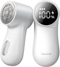 Fabric Shaver Rechargeable Lint Remover, 3 Speeds Sweater Defuzzer | Fuzz Pills Bobbles Trimmer, Cute Digital Screen