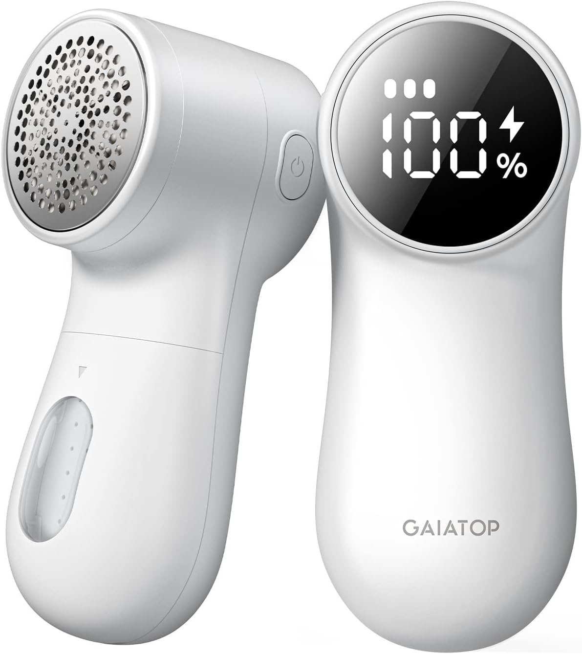 Fabric Shaver Rechargeable Lint Remover, 3 Speeds Sweater Defuzzer | Fuzz Pills Bobbles Trimmer, Cute Digital Screen