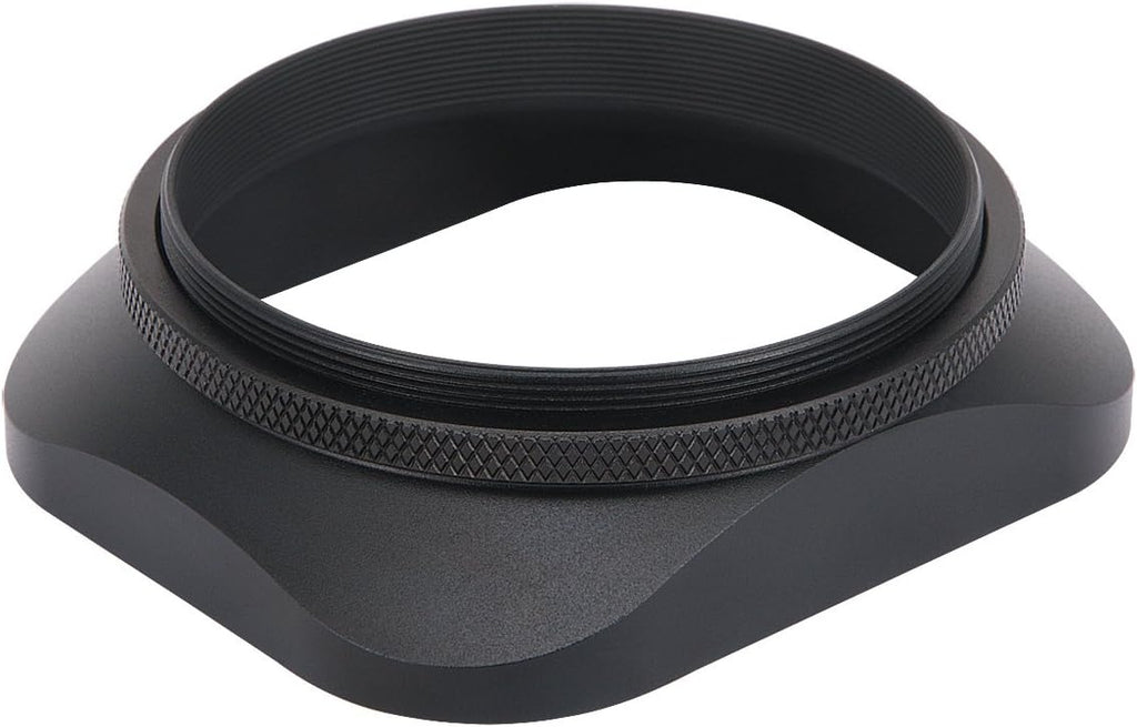 LH-B58T 58mm Square Metal Screw-in Lens Hood with Cap for 58mm Canon Nikon Sony Leica Carl Zeiss Voigtlander Nikkor