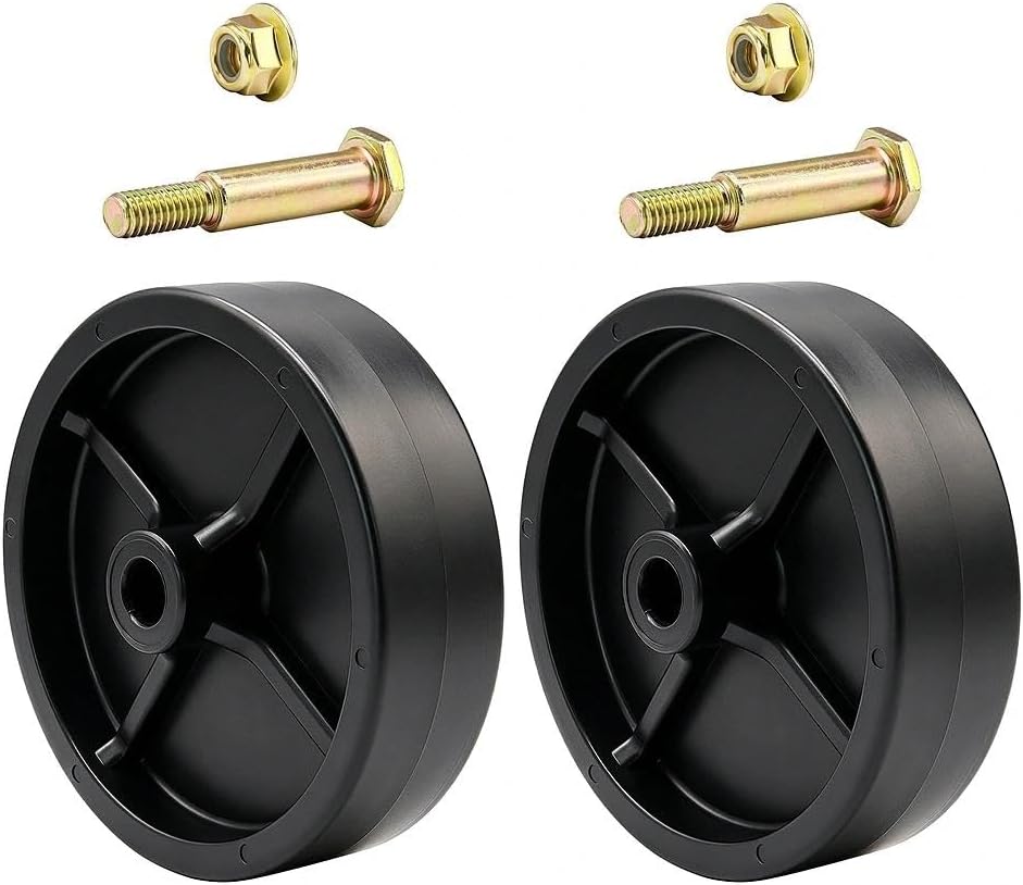2 Pack 734-0973 Deck Wheels Kit for Cub Cadet MTD Craftsman Toro Troy Bilt Replace 112-0337 734-0796 934-0973, Fit for 32" 38" 42" 44" 46" 48" Riding Lawn Mower Deck