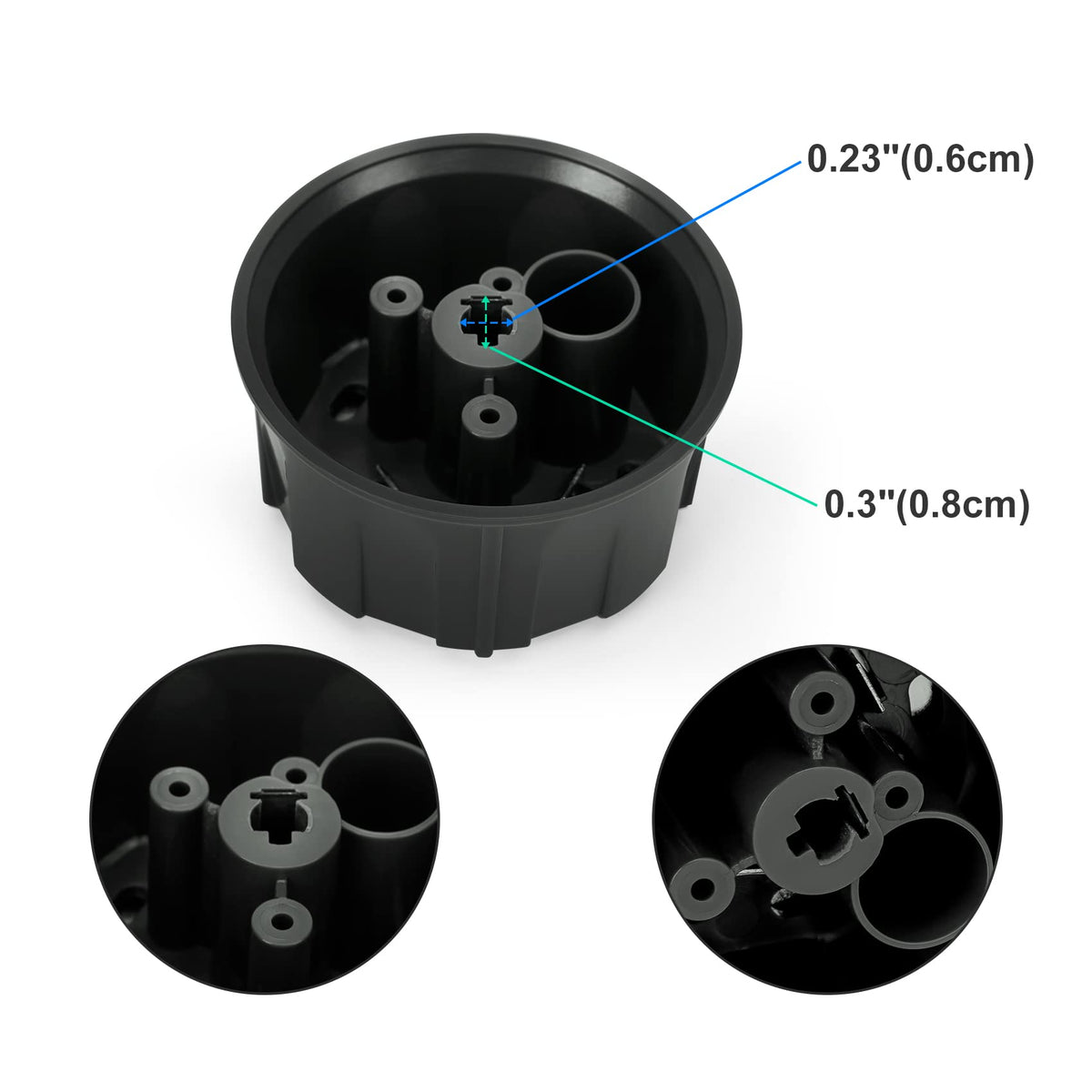 onlyfire Burner Knobs, 2PCS Gas Control Knobs Replacement
