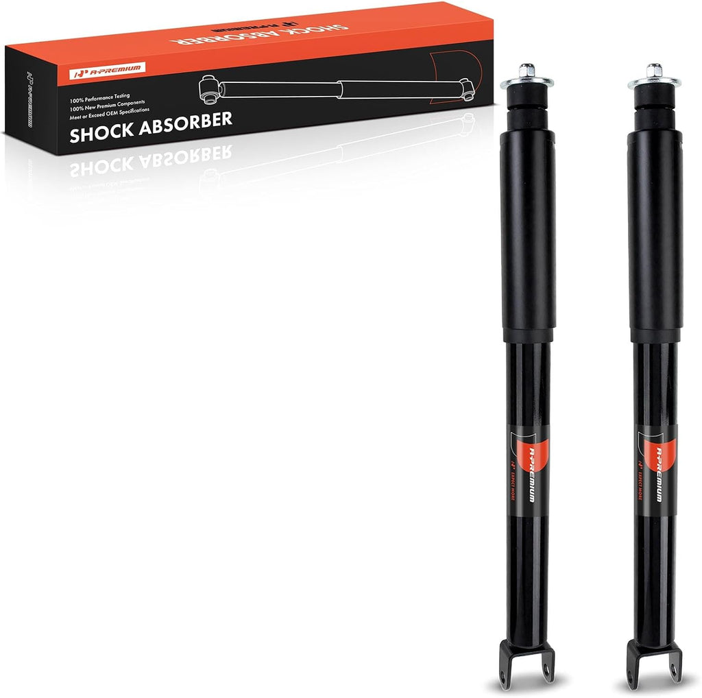 A-Premium Rear Shock Absorbers, Set of 2 - Compatible with Ford