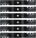 95-605 Mulch Blades, Gator G3 Blades Compatible with 54 inch Deck H usqvarna Z254F YTH24V54, A YP C Raftsman A riens Mower, Replaces 112053 187254 532187255 582760502, 6 Pack