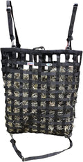 Slow Feed Hay Bag for Horses – Patented Durable Nylon Hay Bag with 2"x2" Mesh, Easy-Fill Top Ring, Tough Bottom for
